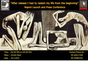 REPORT LAUNCH: “After Release I had to restart my life from the beginning” (2016)