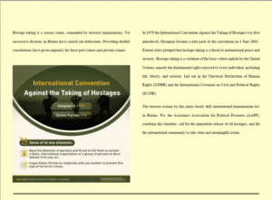 Hostages under the military coup