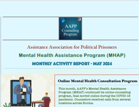 Mental Health Assistance Program (MHAP) Monthly Activity Report – May 2024