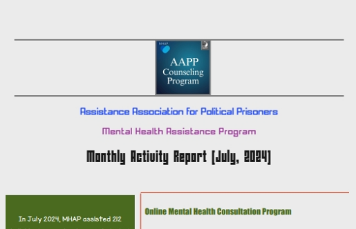 Mental Health Assistance Program (MHAP) Monthly Activity Report – July 2024